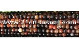 CAA2882 15 inches 6mm faceted round fire crackle agate beads wholesale