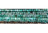 CAA2888 15 inches 6mm faceted round fire crackle agate beads wholesale