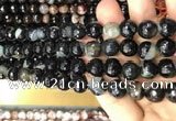 CAA3093 15 inches 10mm faceted round fire crackle agate beads wholesale