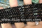 CAA3271 15 inches 4mm faceted round agate beads wholesale