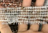 CAA3273 15 inches 4mm faceted round agate beads wholesale