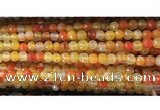 CAA3292 15 inches 6mm faceted round agate beads wholesale