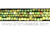 CAA3297 15 inches 6mm faceted round agate beads wholesale