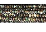 CAA3298 15 inches 6mm faceted round agate beads wholesale
