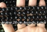 CAA3350 15 inches 8mm faceted round agate beads wholesale