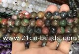 CAA3382 15 inches 10mm faceted round agate beads wholesale