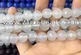 CAA3395 15 inches 12mm faceted round agate beads wholesale