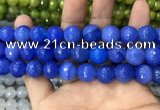 CAA3409 15 inches 12mm faceted round agate beads wholesale