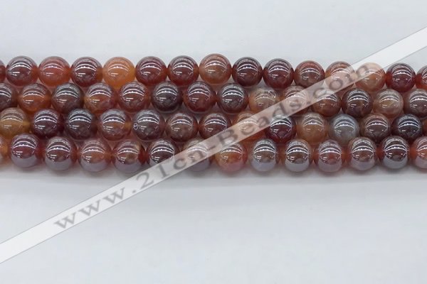 CAA3502 15.5 inches 8mm round AB-color fire agate beads wholesale