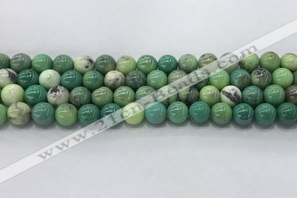 CAA3517 15.5 inches 8mm round AB-color grass agate beads wholesale