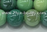 CAA3519 15.5 inches 12mm round AB-color grass agate beads wholesale