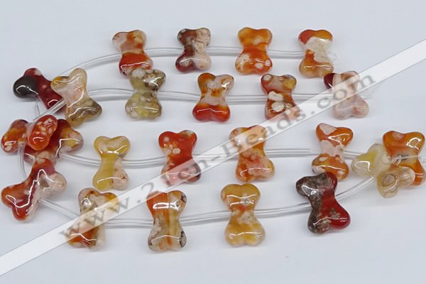 CAA3613 15.5 inches 18*25mm - 20*30mm bone sakura agate beads