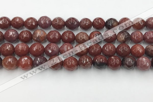 CAA3631 15.5 inches 10mm faceted round Portuguese agate beads