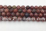 CAA3632 15.5 inches 12mm faceted round Portuguese agate beads