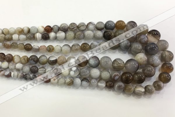 CAA3700 15.5 inches 6mm - 13mm round Botswana agate graduated beads