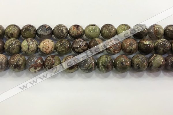 CAA3704 15.5 inches 16mm round rainforest agate beads wholesale