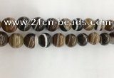 CAA3804 15.5 inches 16mm round line agate beads wholesale