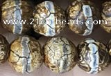 CAA3872 15 inches 8mm round tibetan agate beads wholesale