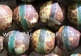 CAA3878 15 inches 8mm round tibetan agate beads wholesale