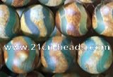 CAA3880 15 inches 8mm round tibetan agate beads wholesale