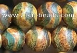 CAA3881 15 inches 8mm round tibetan agate beads wholesale