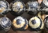 CAA3885 15 inches 8mm round tibetan agate beads wholesale