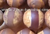 CAA3893 15 inches 10mm round tibetan agate beads wholesale