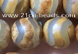 CAA3894 15 inches 10mm round tibetan agate beads wholesale