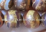 CAA3895 15 inches 10mm round tibetan agate beads wholesale