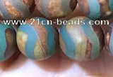 CAA3898 15 inches 10mm round tibetan agate beads wholesale