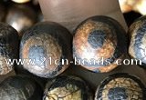 CAA3910 15 inches 10mm round tibetan agate beads wholesale