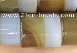 CAA3937 15.5 inches 15*18mm tube Madagascar agate beads wholesale