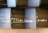 CAA3938 15.5 inches 15*18mm tube Madagascar agate beads wholesale