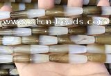 CAA3940 15.5 inches 8*34mm rice Madagascar agate beads wholesale