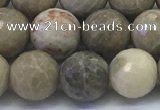 CAA3963 15.5 inches 10mm faceted round chrysanthemum agate beads