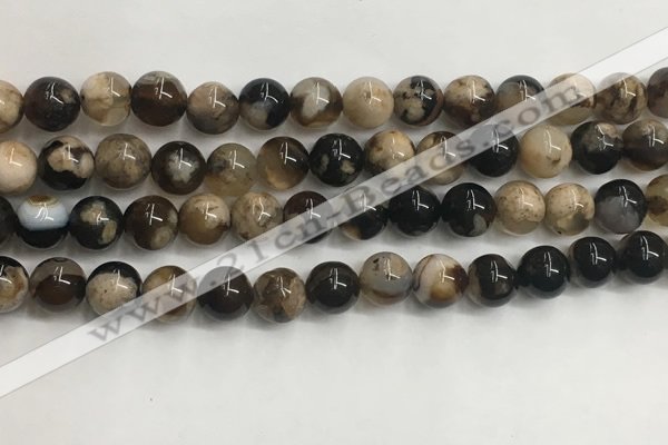 CAA3970 15.5 inches 6mm round sakura agate gemstone beads