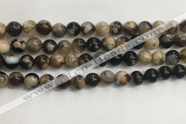 CAA3971 15.5 inches 8mm round sakura agate gemstone beads