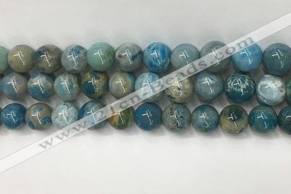 CAA3980 15.5 inches 12mm round chrysanthemum agate beads