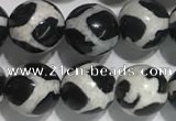 CAA3986 15 inches 8mm round tibetan agate beads wholesale