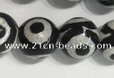 CAA3992 15 inches 10mm round tibetan agate beads wholesale