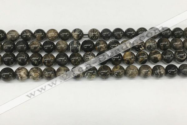 CAA4035 15.5 inches 8mm round chrysanthemum agate beads