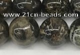 CAA4037 15.5 inches 12mm round chrysanthemum agate beads