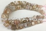 CAA4050 15.5 inches 10*15mm - 18*25mm nuggets sakura agate beads