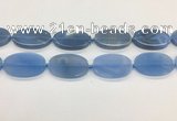 CAA4066 15.5 inches 30*50mm oval blue agate gemstone beads