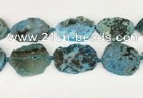 CAA4088 15.5 inches 33*40mm - 38*45mm freeform ocean agate beads