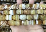 CAA4154 15.5 inches 13*18mm drum line agate beads wholesale