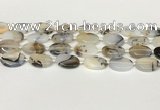 CAA4388 15.5 inches 15*20mm oval Montana agate beads