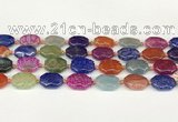 CAA4494 15.5 inches 13*18mm octagonal dragon veins agate beads