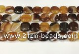 CAA4749 15.5 inches 16*16mm square banded agate beads wholesale