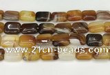 CAA4813 15.5 inches 15*20mm rectangle banded agate beads wholesale